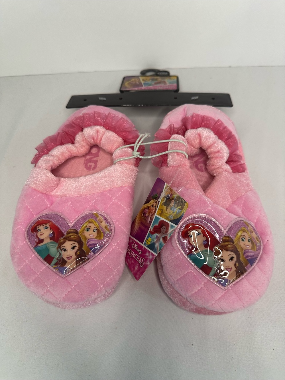 Disney Princess Toddler Pink Ruffled Slipper Size 11/12